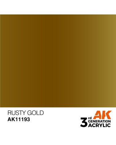 RUSTY GOLD (17ML) - METALLIC COLOR