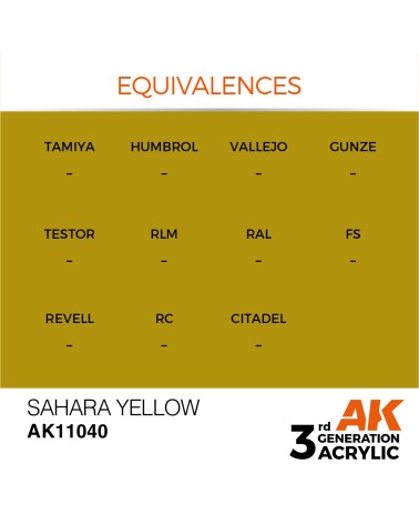 SAHARA YELLOW (17ML) - STANDARD COLOR