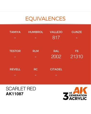 SCARLET RED (17ML) - STANDARD COLOR