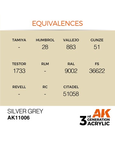 SILVER GREY (17ML) - STANDARD COLOR