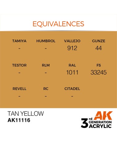 TAN YELLOW (17ML) - STANDARD COLOR