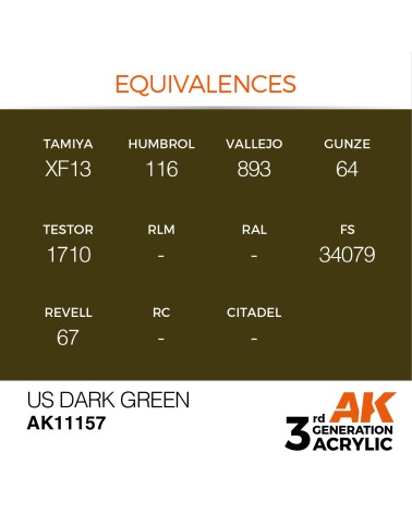 US DARK GREEN (17ML) - STANDARD COLOR