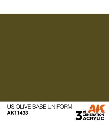 US OLIVE BASE UNIFORM (17ML) - FIGURES COLOR