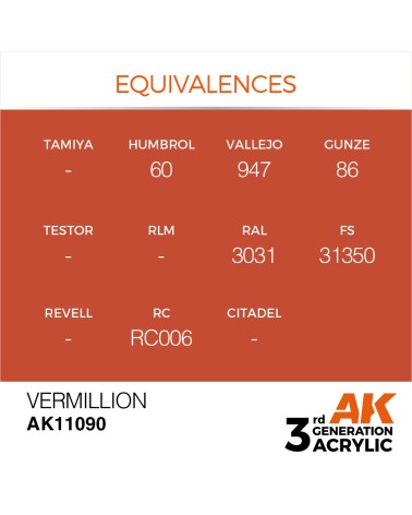 VERMILLION (17ML) - STANDARD COLOR