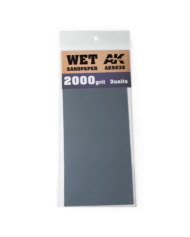 WET SANDPAPER 2000 GRIT (3 UNITS)