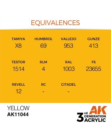 YELLOW (17ML) - STANDARD COLOR