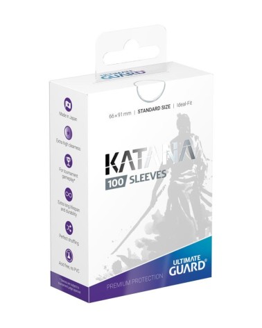 ULTIMATE GUARD KATANA SLEEVES TAMAÑO ESTÁNDAR BLANCO (100)