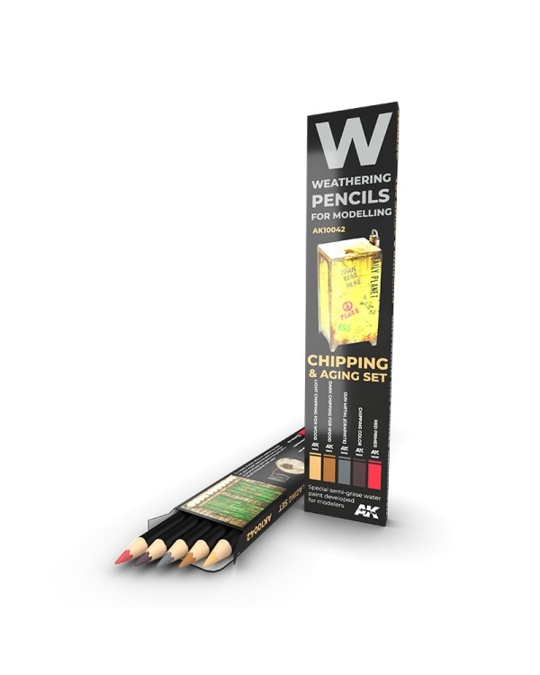 CHIPPING & AGING SET - WATHERING PENCILS