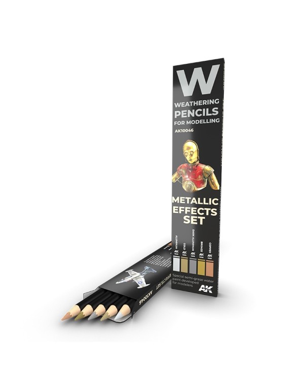 METALLICS: EFFECT SET - WEATHERING PENCILS