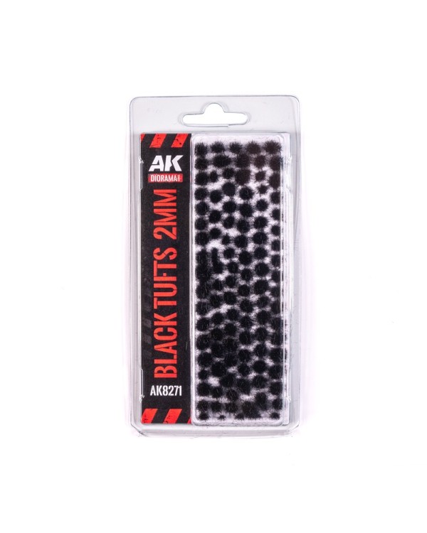 BLACK TUFTS 2MM - WARGAME SERIES